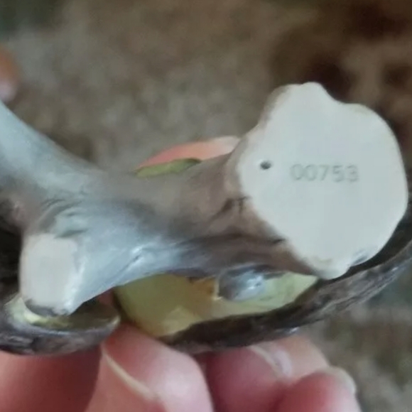 Lefton Hand Painted Owl Figurine #00753 - Picture 3 of 3